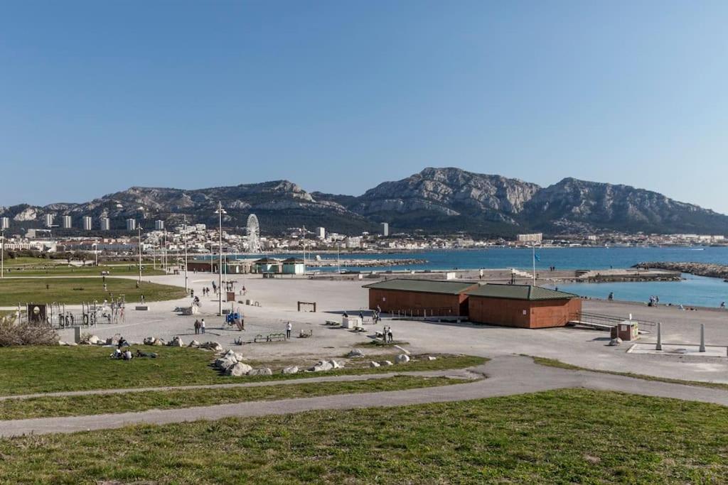 Residence Bord De Mer-Terasse-Plage Prado David Marselha Exterior foto